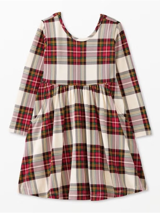Hanna Andersson Other - Hanna Andersson Family Holiday Plaid Skater Dress Size 6/7